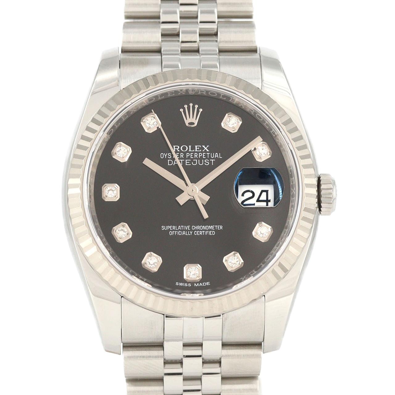 ロレックス デイトジャスト 116234G SSxWG 自動巻 ランダム番