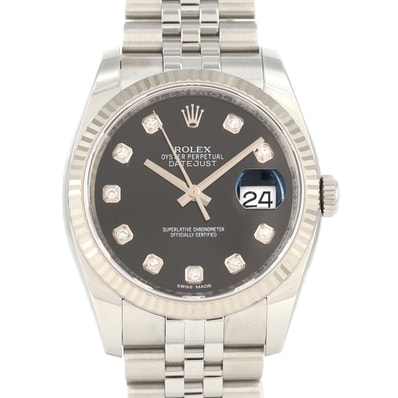 ロレックス デイトジャスト 116234G SSxWG 自動巻 ランダム番