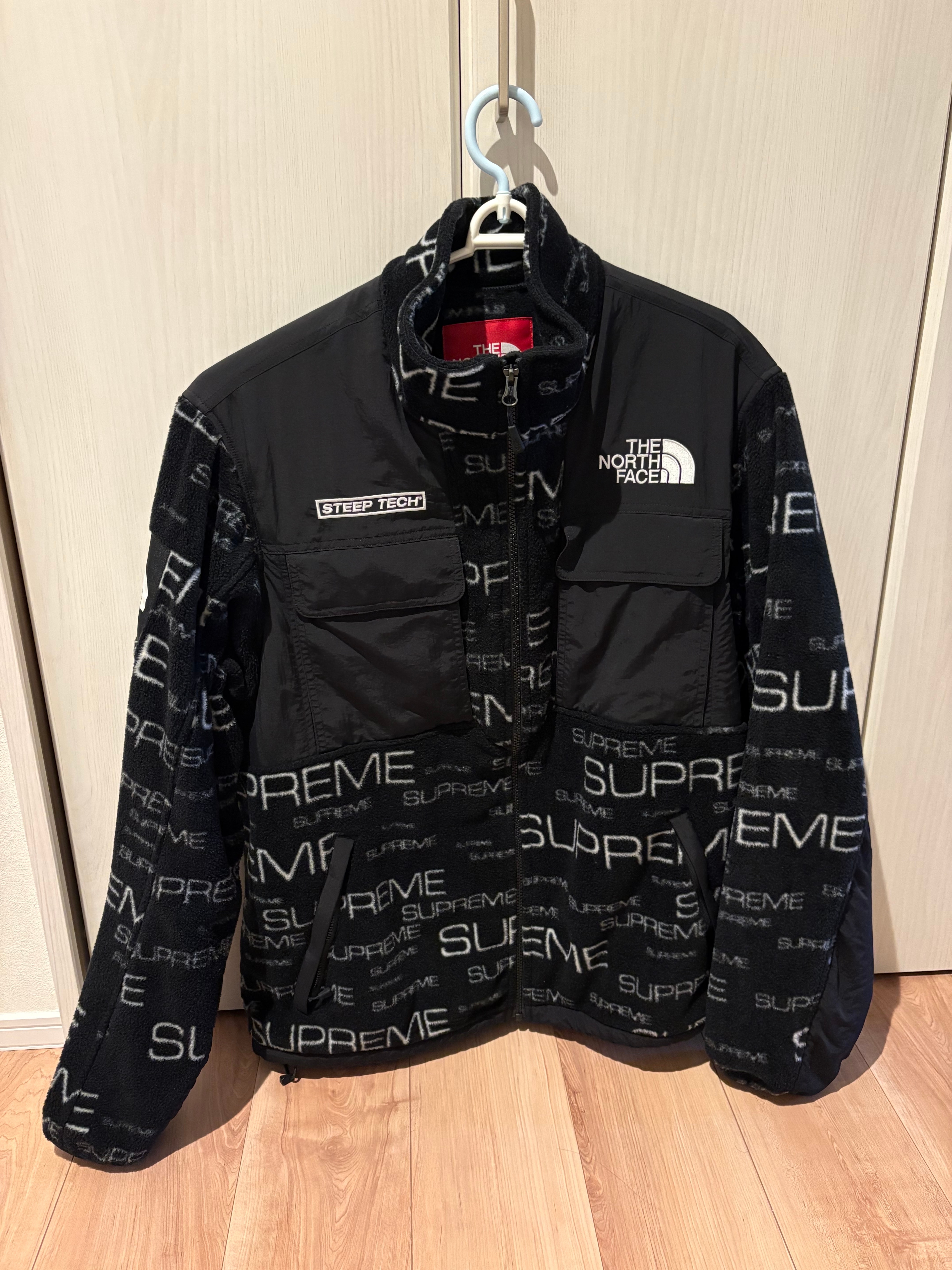 Supreme x The North Face Steep Tech Fleece Jacket "Black"