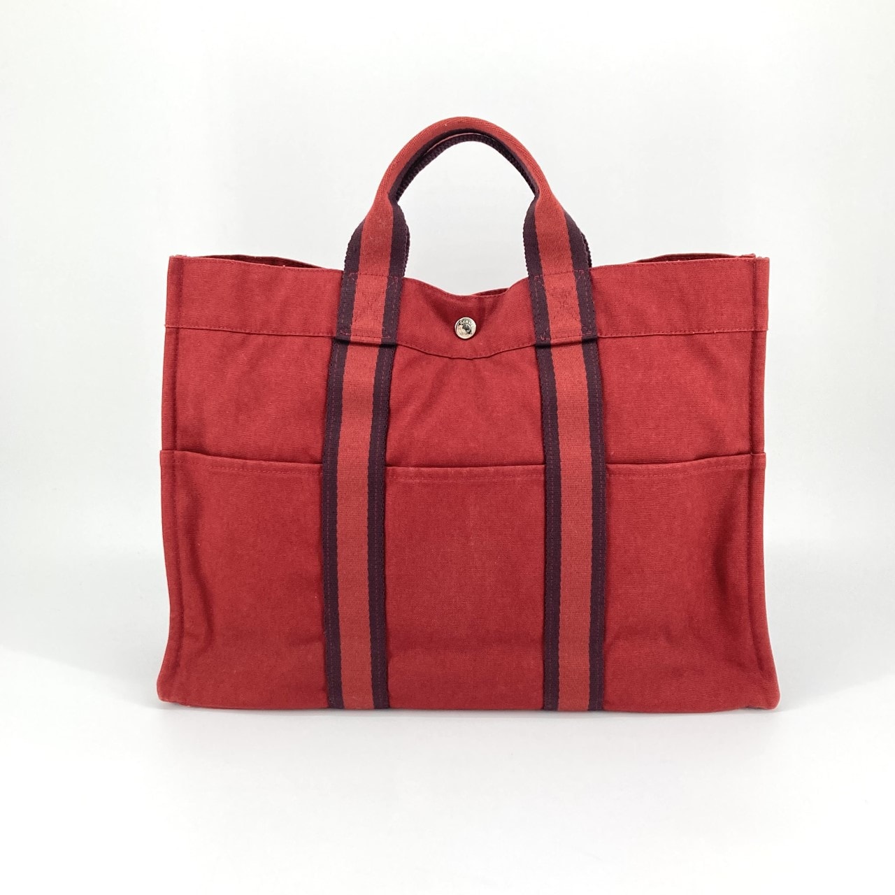 HERMES(エルメス) フールトゥトートMM ハンドバッグ レッド