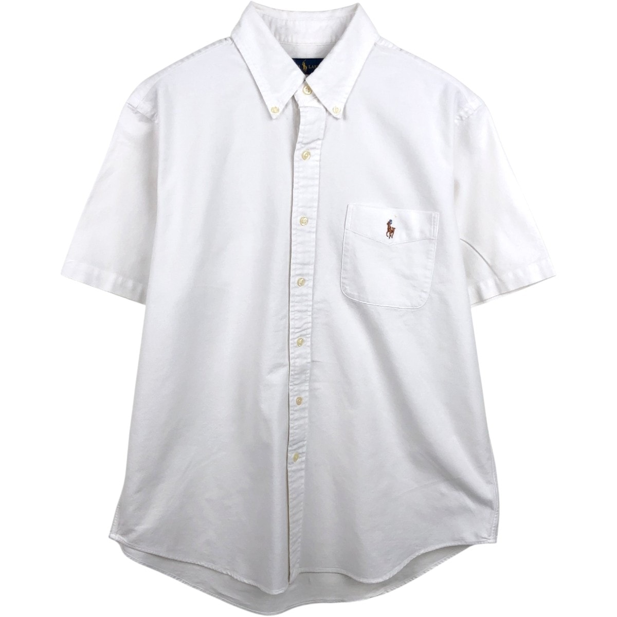 古着 ラルフローレン Ralph Lauren RALPH LAUREN CLASSIC FIT 半袖 ボタンダウンシャツ メンズL相当/eaa668680