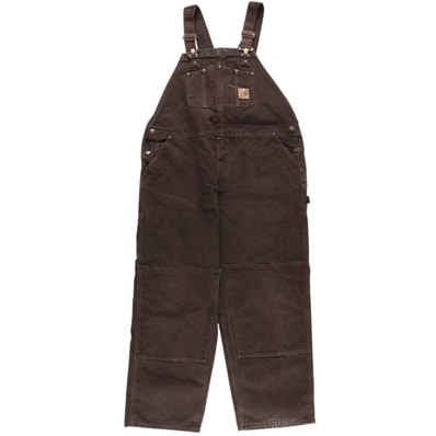 古着 カーハート Carhartt ビッグサイズ ダブルニー ダック オーバーオール メンズw46相当/eaa477450