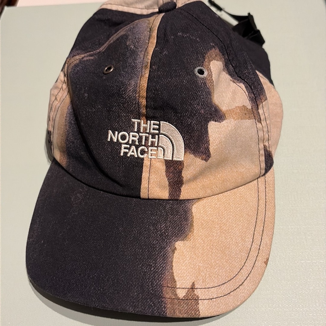Supreme x The North Face Bleached Denim Print 6-Panel "Black"