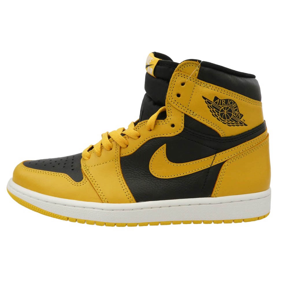 NIKE ナイキ 555088-701 AIR JORDAN 1 HIGH OG POLLEN AJ1 エアジョーダン1 パラン ハイカットスニーカー ブラック系 イエロー系 27cm【新古品】【未使用】【中古】