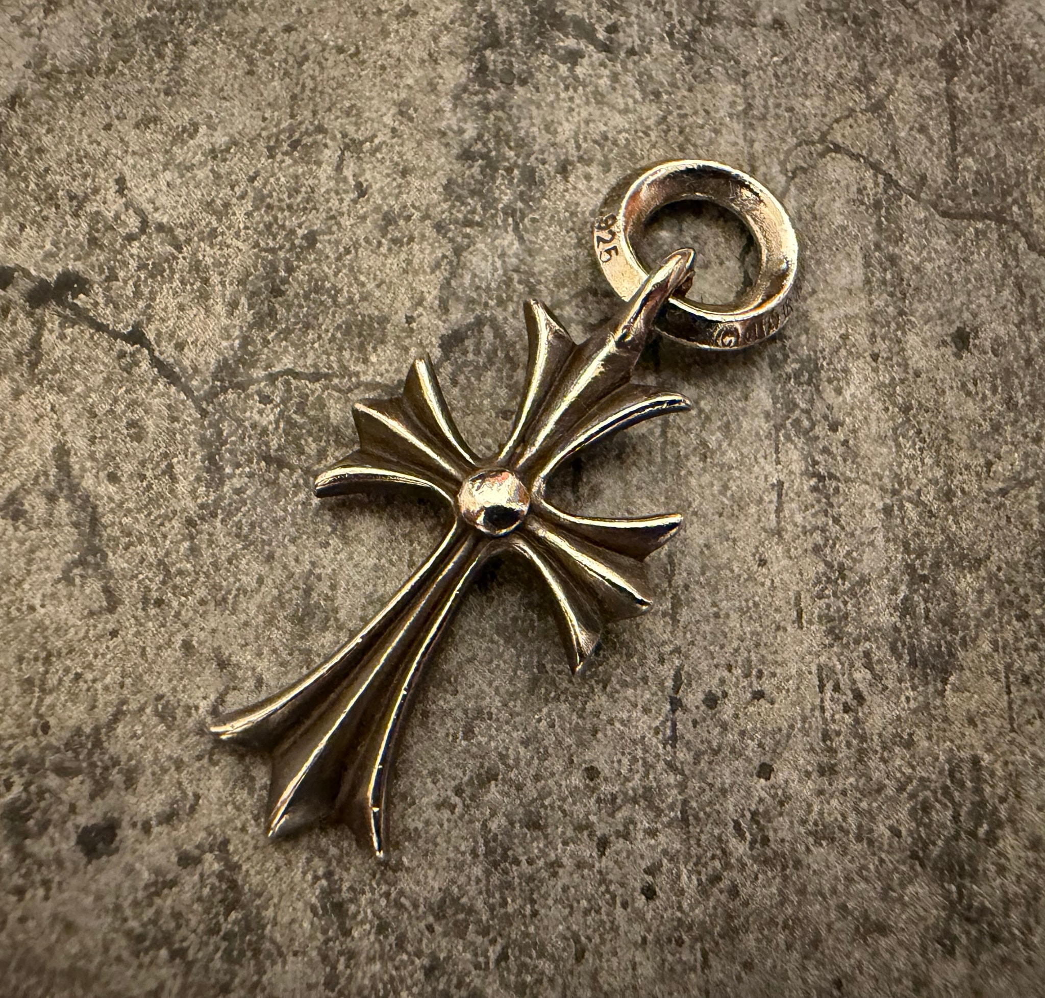 Chrome Hearts Tiny CH Cross Charm "Silver"