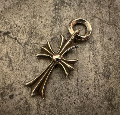 Chrome Hearts Tiny CH Cross Charm "Silver"