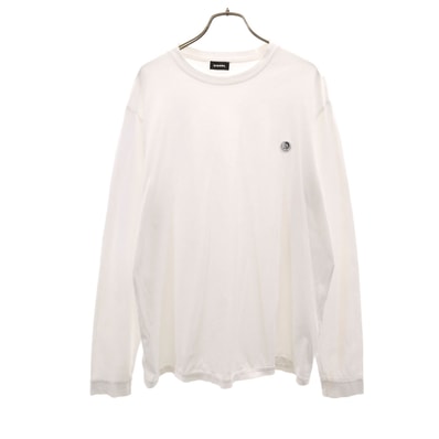 DIESEL ディーゼル 長袖 Tシャツ XL ホワイト ロンT
