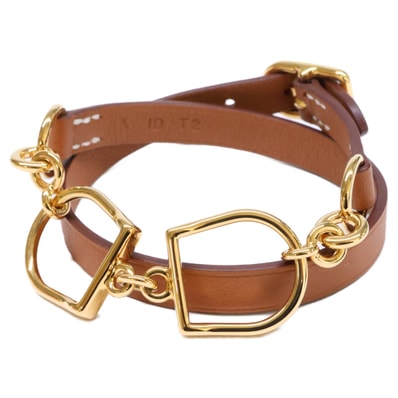 エルメス 【美品】エトリエ A刻 レザー ドゥブルトゥール T2