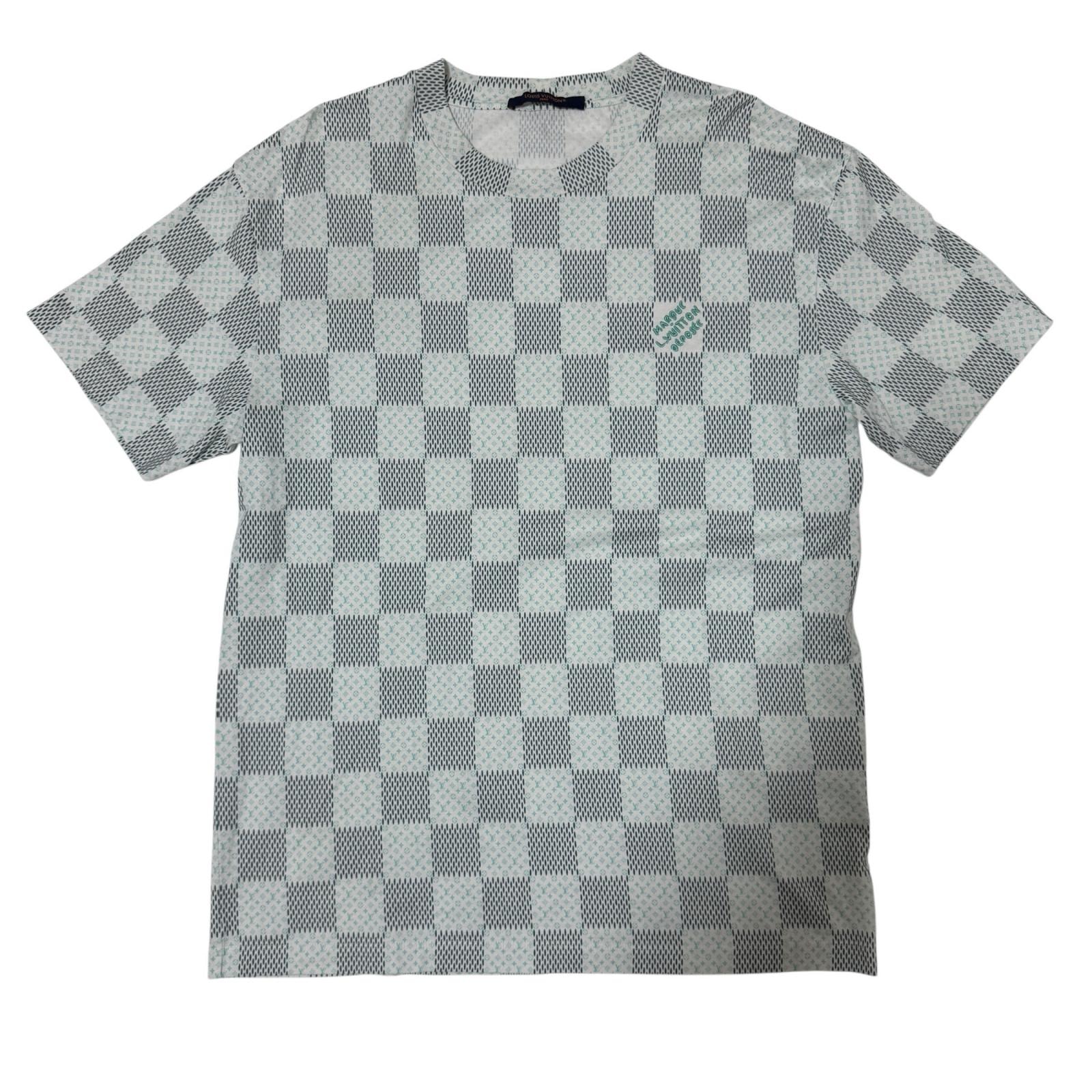 美品 ルイヴィトン LOUIS VUITTON ダミエ 半袖Tシャツ #L メンズ