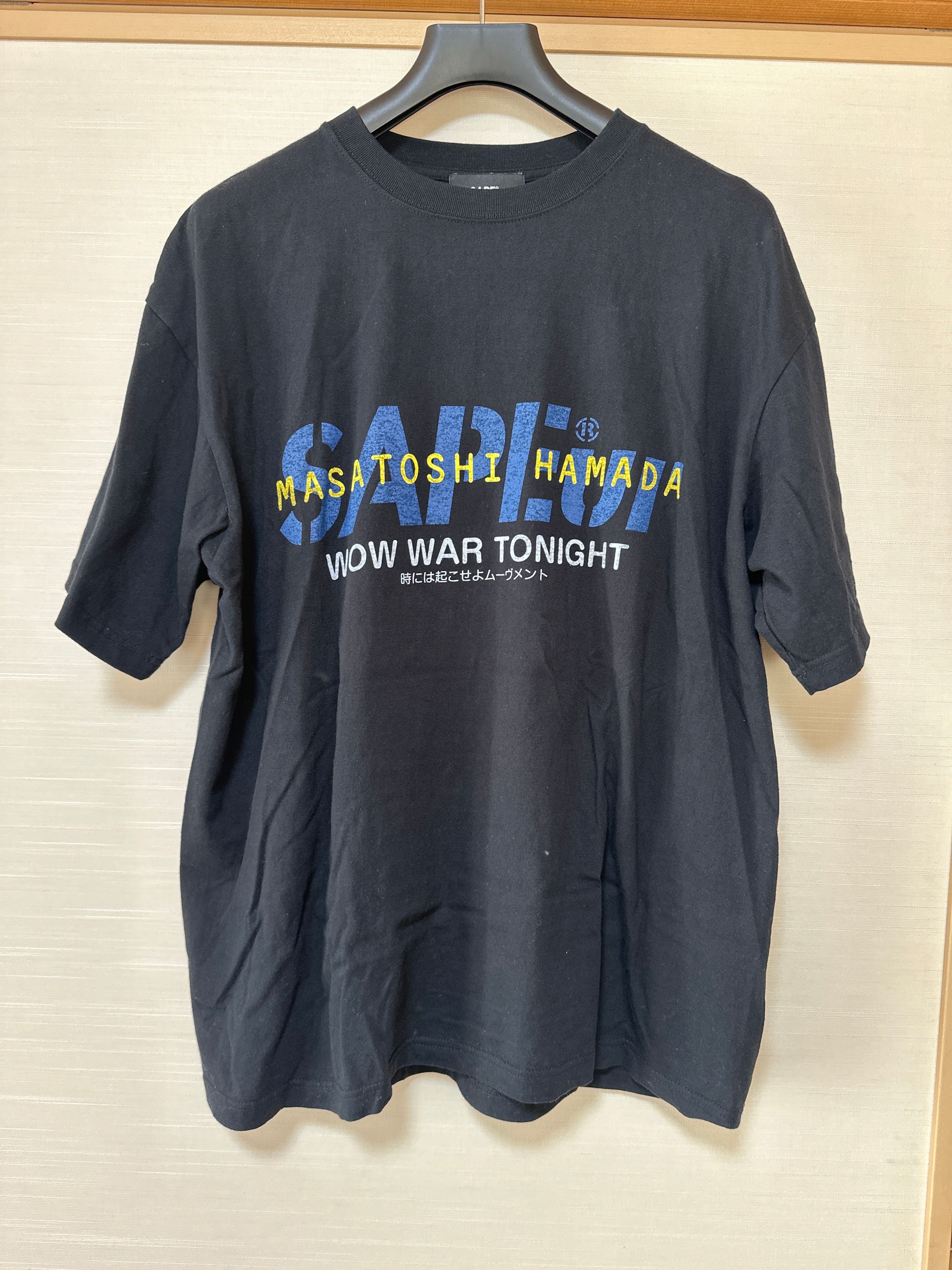 SAPEur x MASATOSHI HAMADA W.W.T S/S Tee "Black"