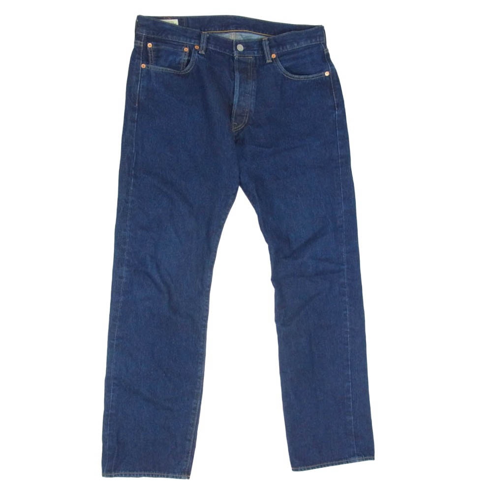 Levi's リーバイス PC9-0040K-0000 Right-on限定 501 セルビッチ ボタンフライ ストレート デニム パンツ インディゴブルー系 34【中古】