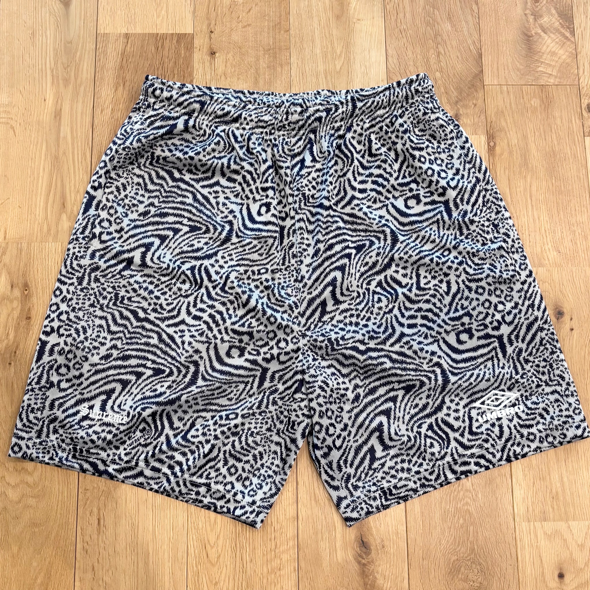 Supreme x Umbro Jacquard Animal Print Soccer Short "Navy"