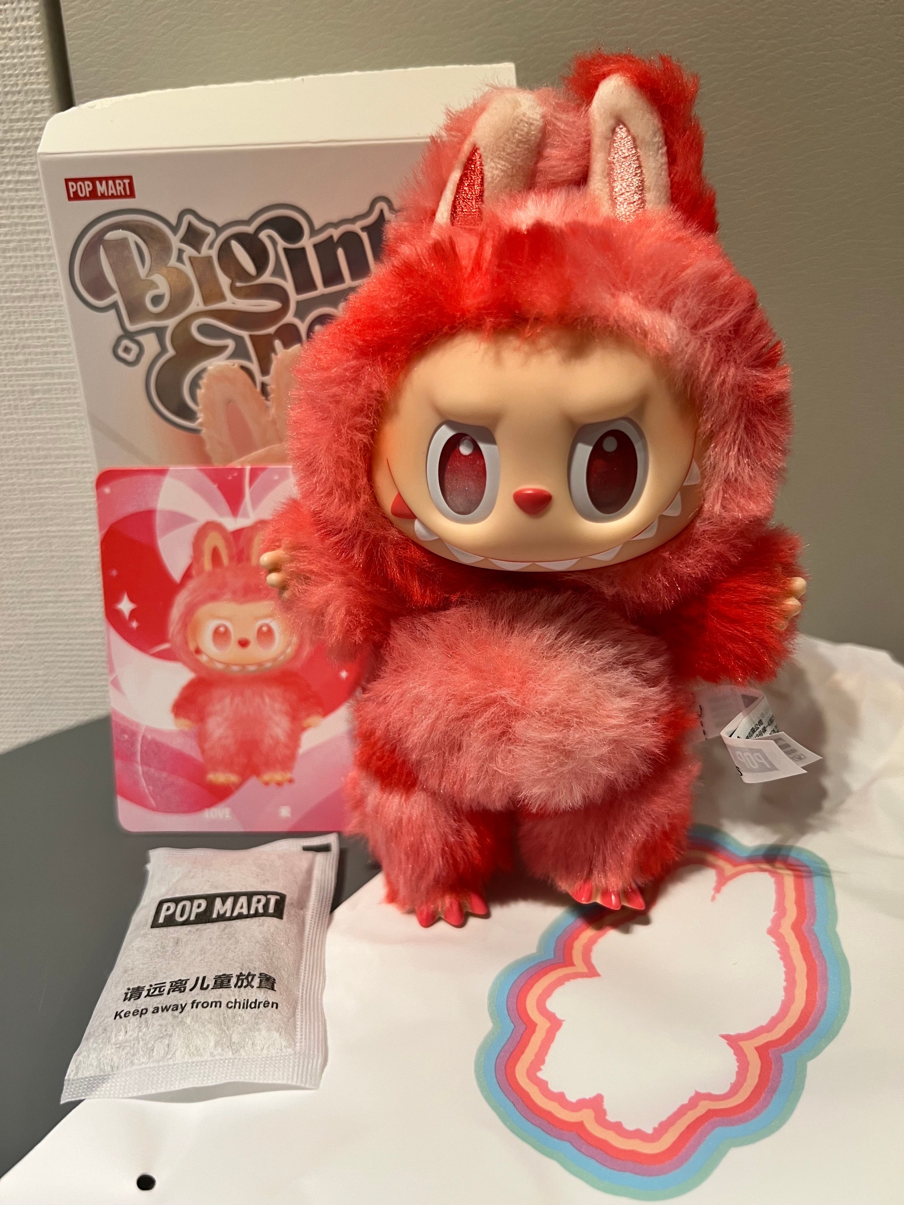 POP MART THE MONSTERS (LABUBU) Big into Energy Series Plush Pendant LOVE