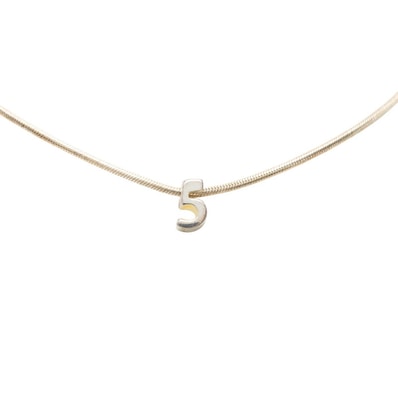 シャネル No.5 ネックレス SV925 シルバー レディース CHANEL 【中古】
