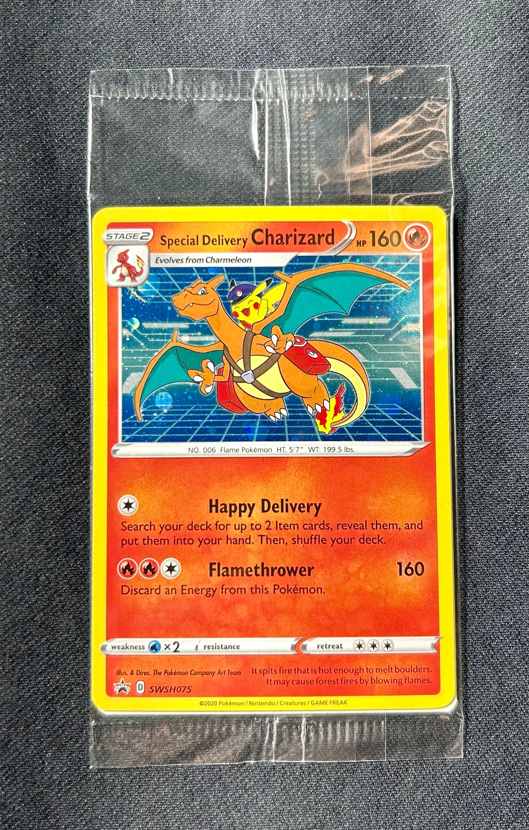 スペシャルデリバリーリザードン　未開封品SWSH075 英語版 リザードン Special Delivery 未開封 2025年最新】デリバリー