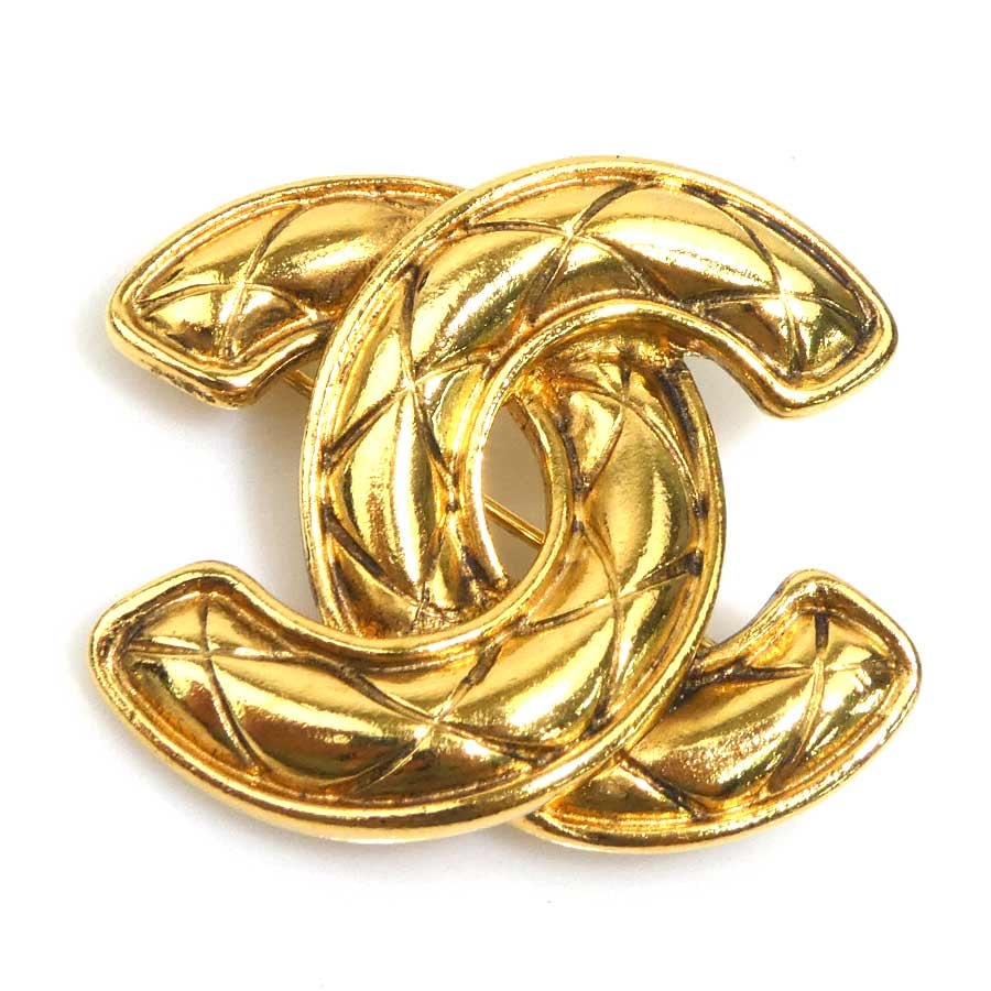 シャネル CHANEL ブローチ ココマーク メタル ゴールド レディース【中古】 e62215k