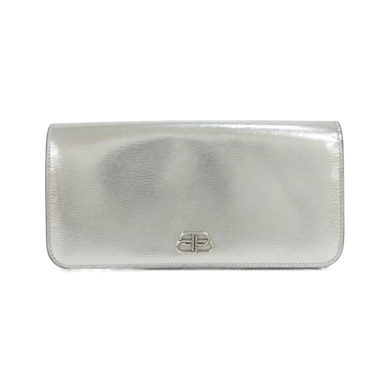 BALENCIAGA BB Thin Money Wallet ”Silver”