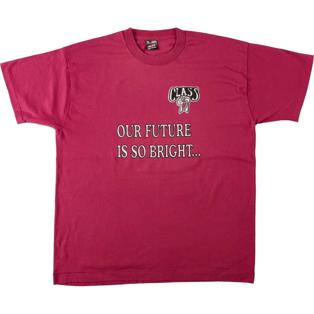 古着 90年代 フルーツオブザルーム FRUIT OF THE LOOM メッセージプリントTシャツ USA製 メンズXL相当 ヴィンテージ/eaa657370