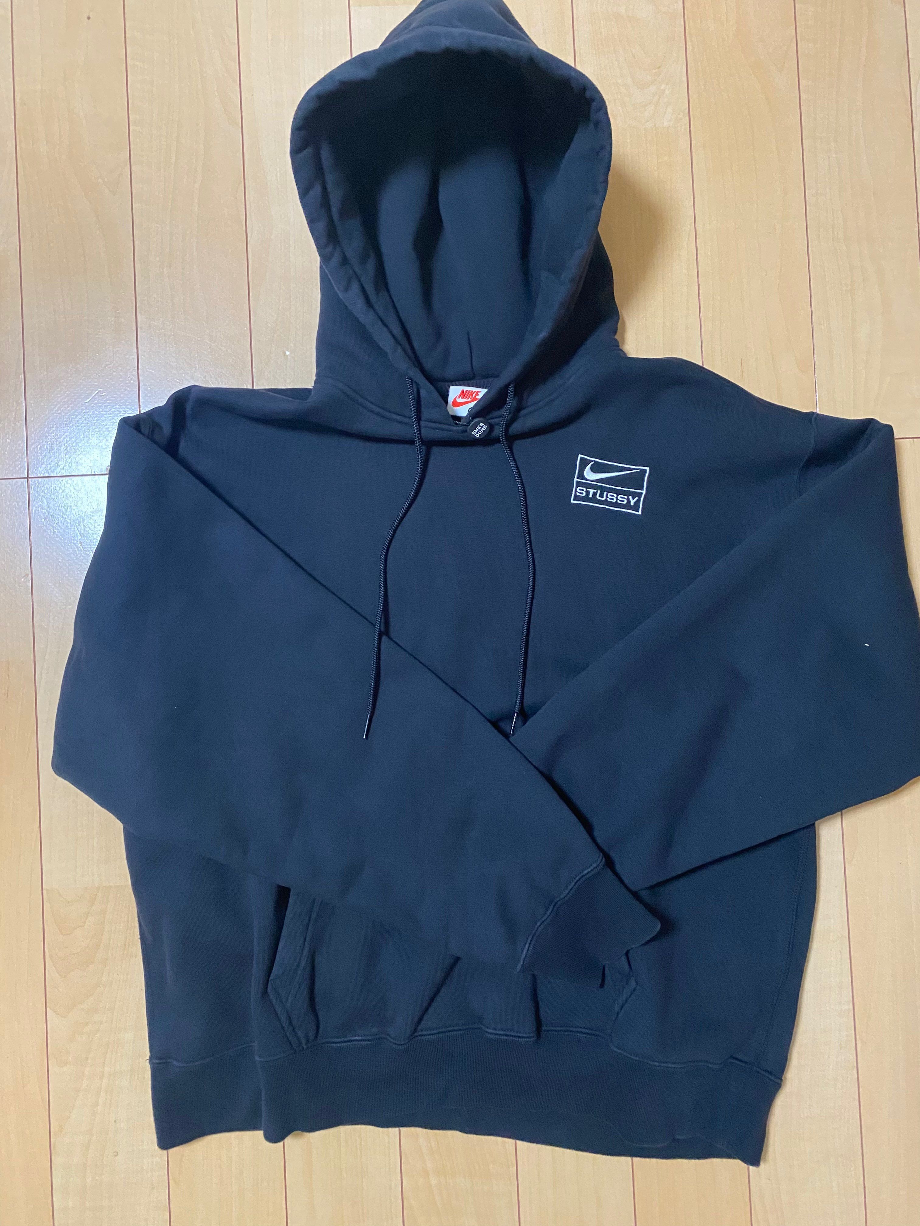 Stussy × Nike NRG Washed Hoodie (US Size) "Black" DN4028-010
