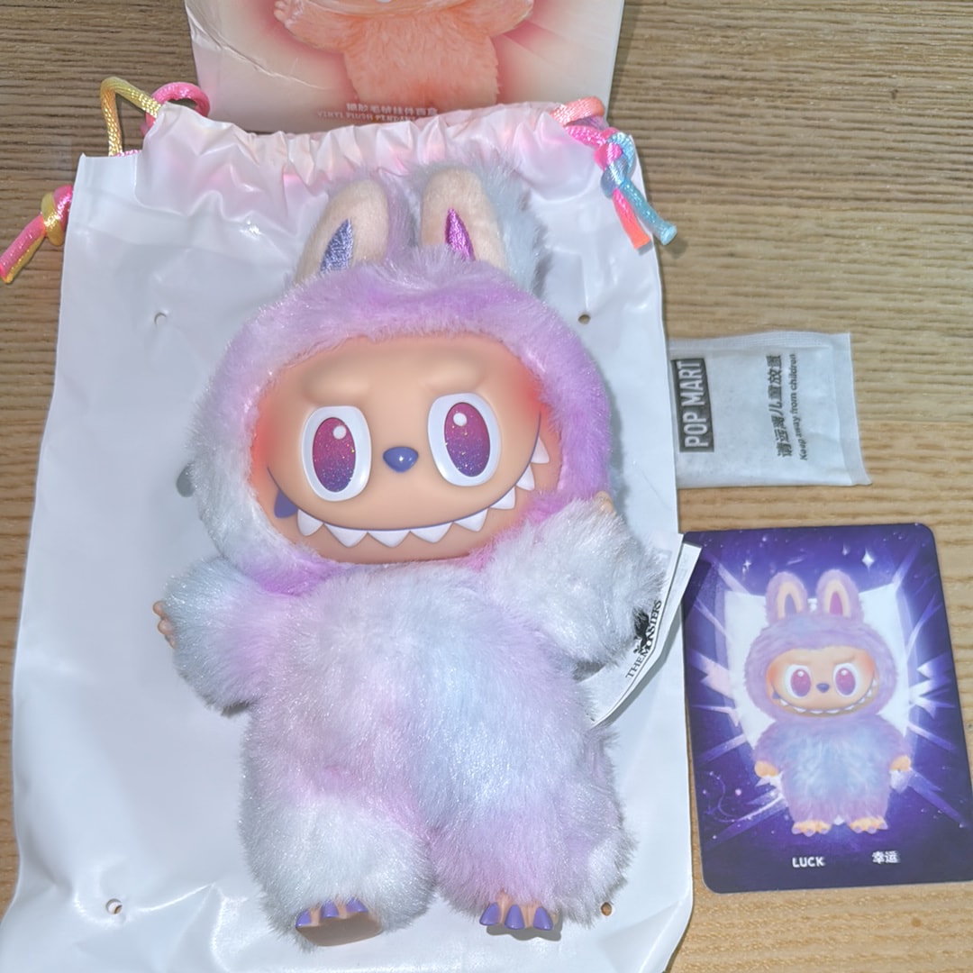 POP MART THE MONSTERS (LABUBU) Big into Energy Series Plush Pendant LUCK