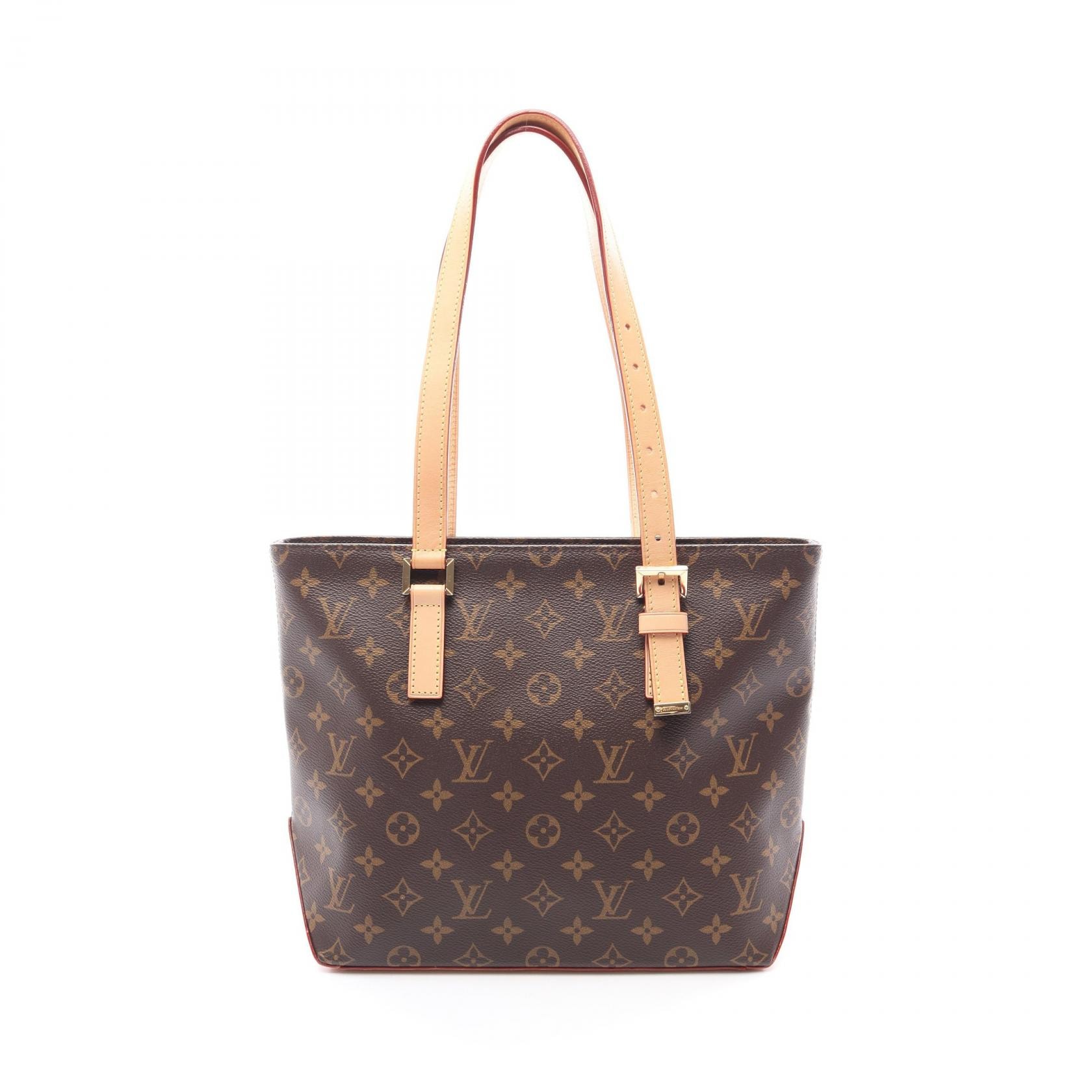 ルイ・ヴィトン LOUIS VUITTON ピアノ トートバッグ バッグ PVCコーティングキャンバス レザー モノグラム レディース ブラウン系 M12095 【中古】