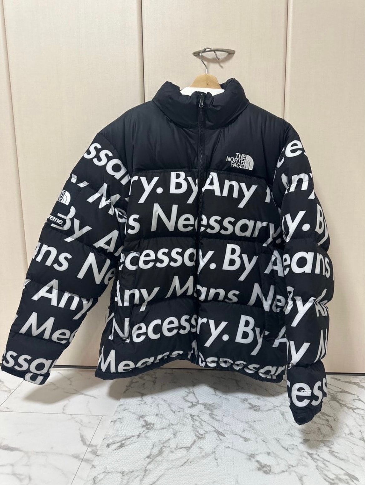 Supreme x The North Face By Any Means Nuptse Jacket "Black"