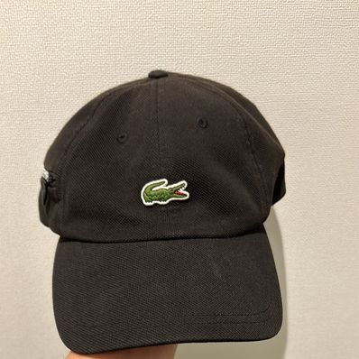 Supreme / Lacoste Pique 6-Panel "Black"