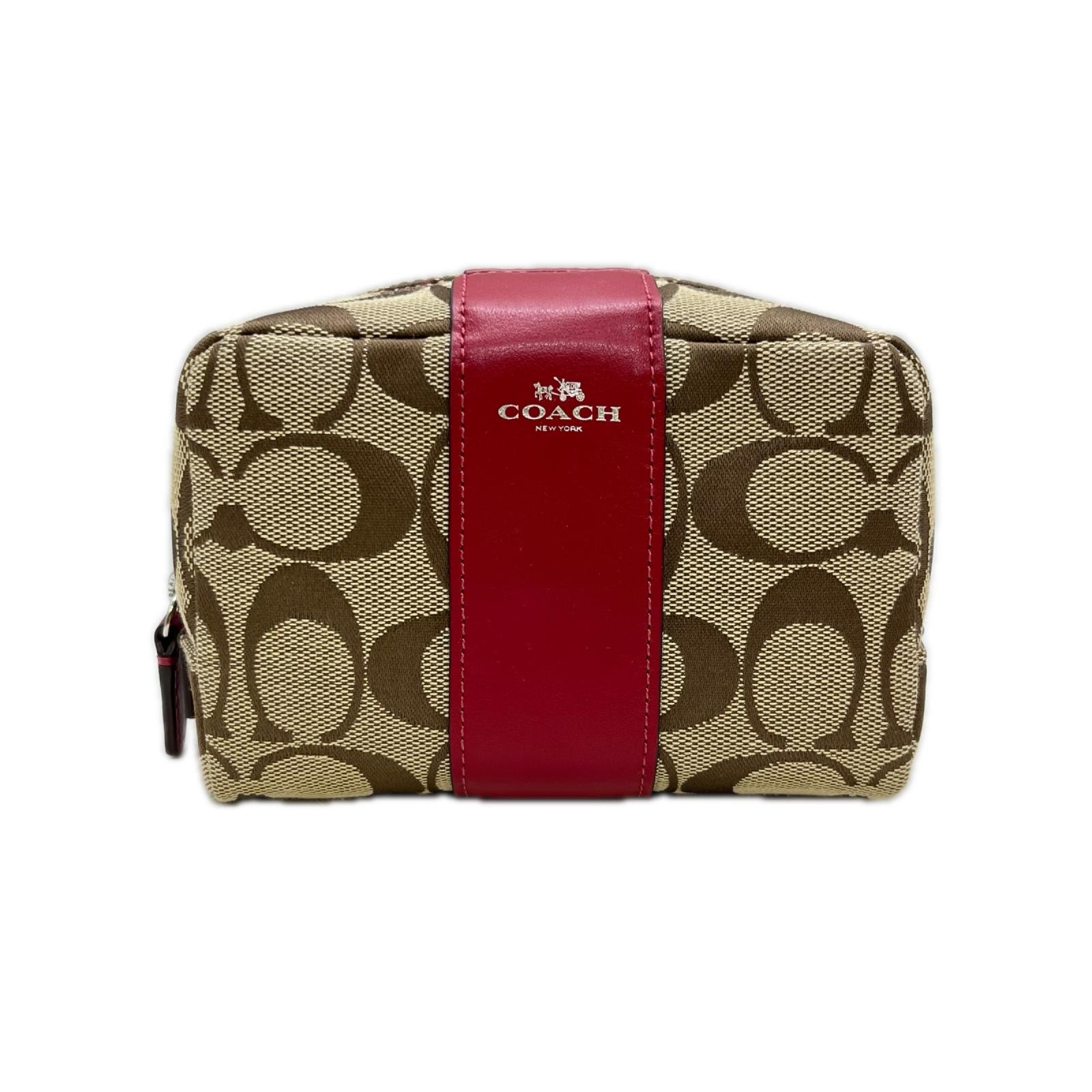 COACH コーチ マルチケース 小物入れ シグネチャー ポーチ F21497