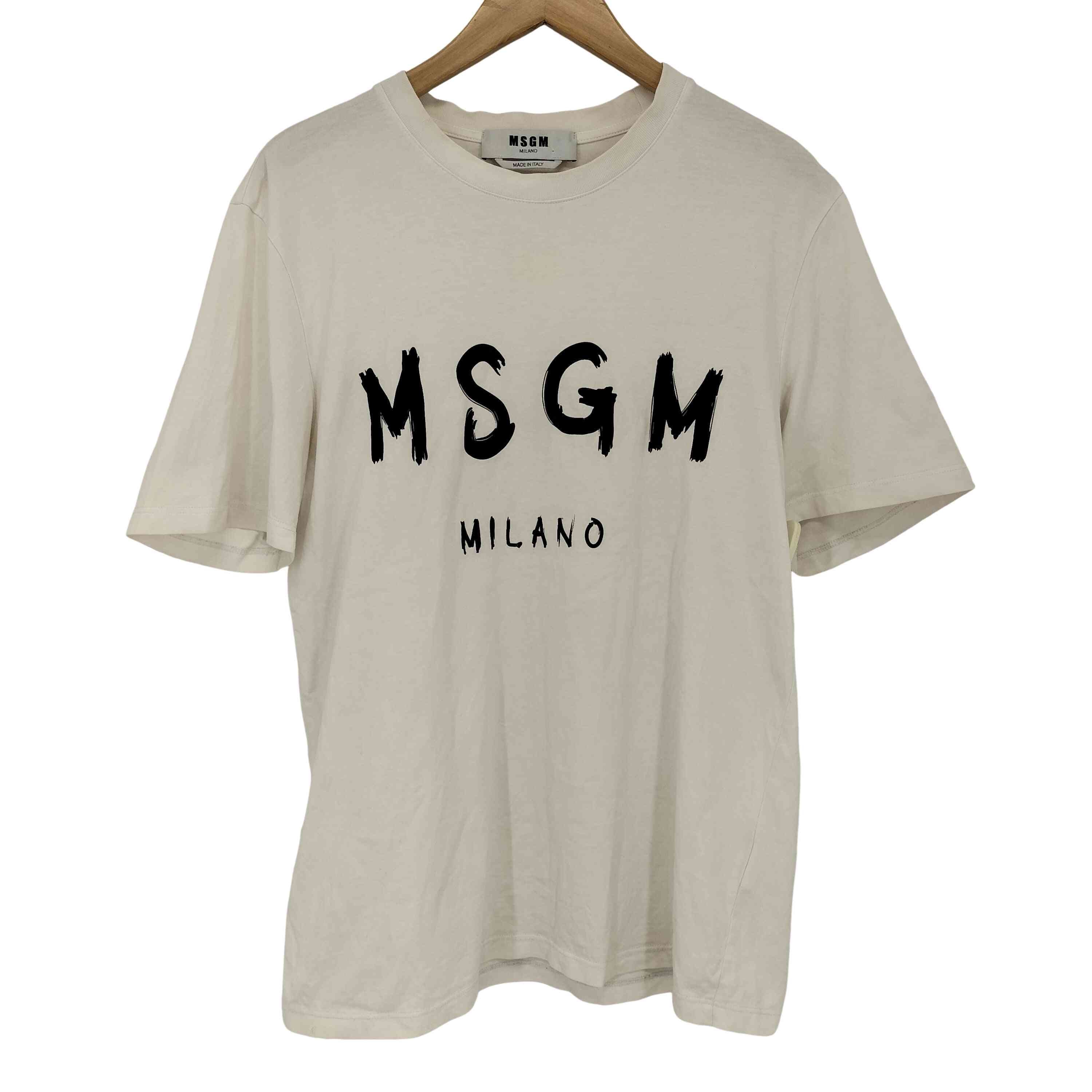 ロゴプリントクルーネックTシャツ【1143309759190】