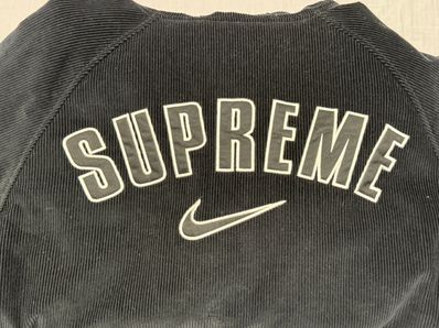 Supreme / Nike Arc Corduroy Hooded Jacket "Black"
