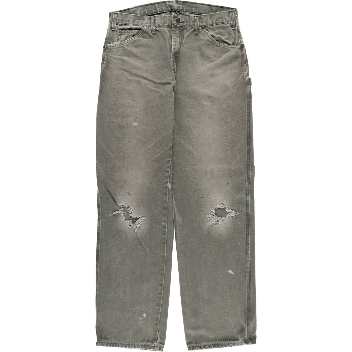 古着 ディッキーズ Dickies ペイント ダックペインターパンツ メンズw35相当/eaa577299