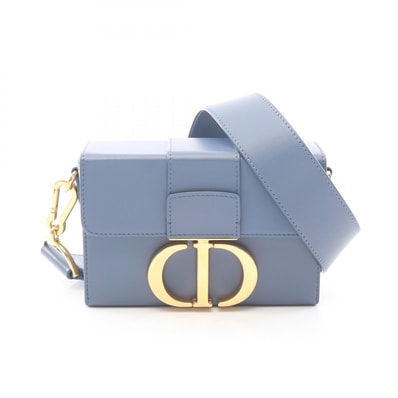 ディオール Dior 30 MONTAIGNE モンテーニュ ショルダーバッグ バッグ レザー レディース ブルー系 【中古】