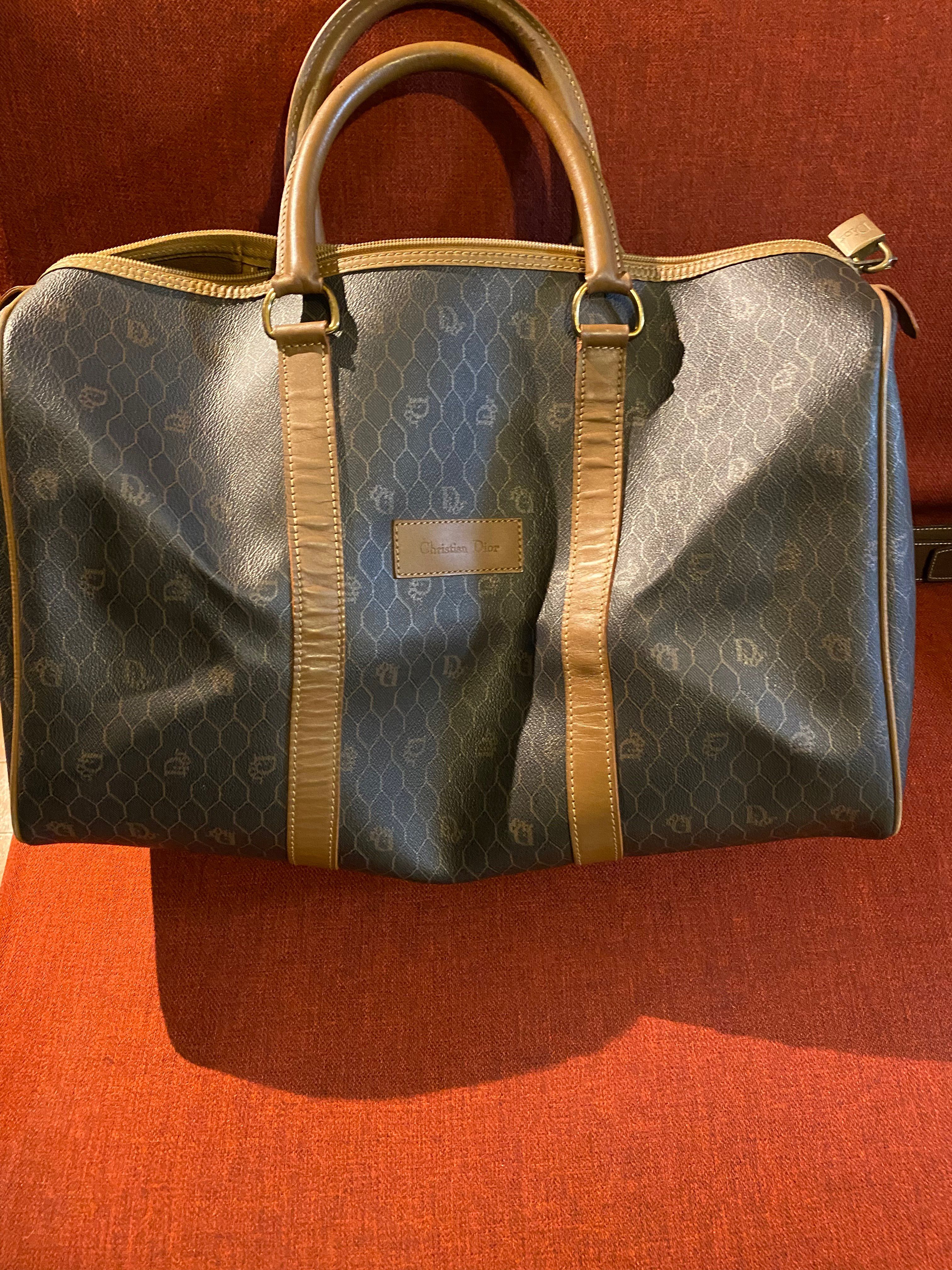 Dior Honeycomb Boston Bag