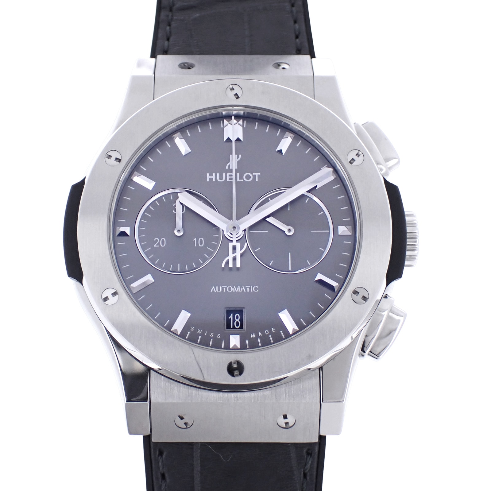 HUBLOT ウブロ  クラシックフュージョン クロノグラフ チタニウム レーシンググレー  541.NX.7070.LR  メンズ 腕時計