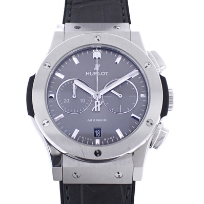 HUBLOT ウブロ クラシックフュージョン クロノグラフ チタニウム レーシンググレー 541.NX.7070.LR メンズ 腕時計