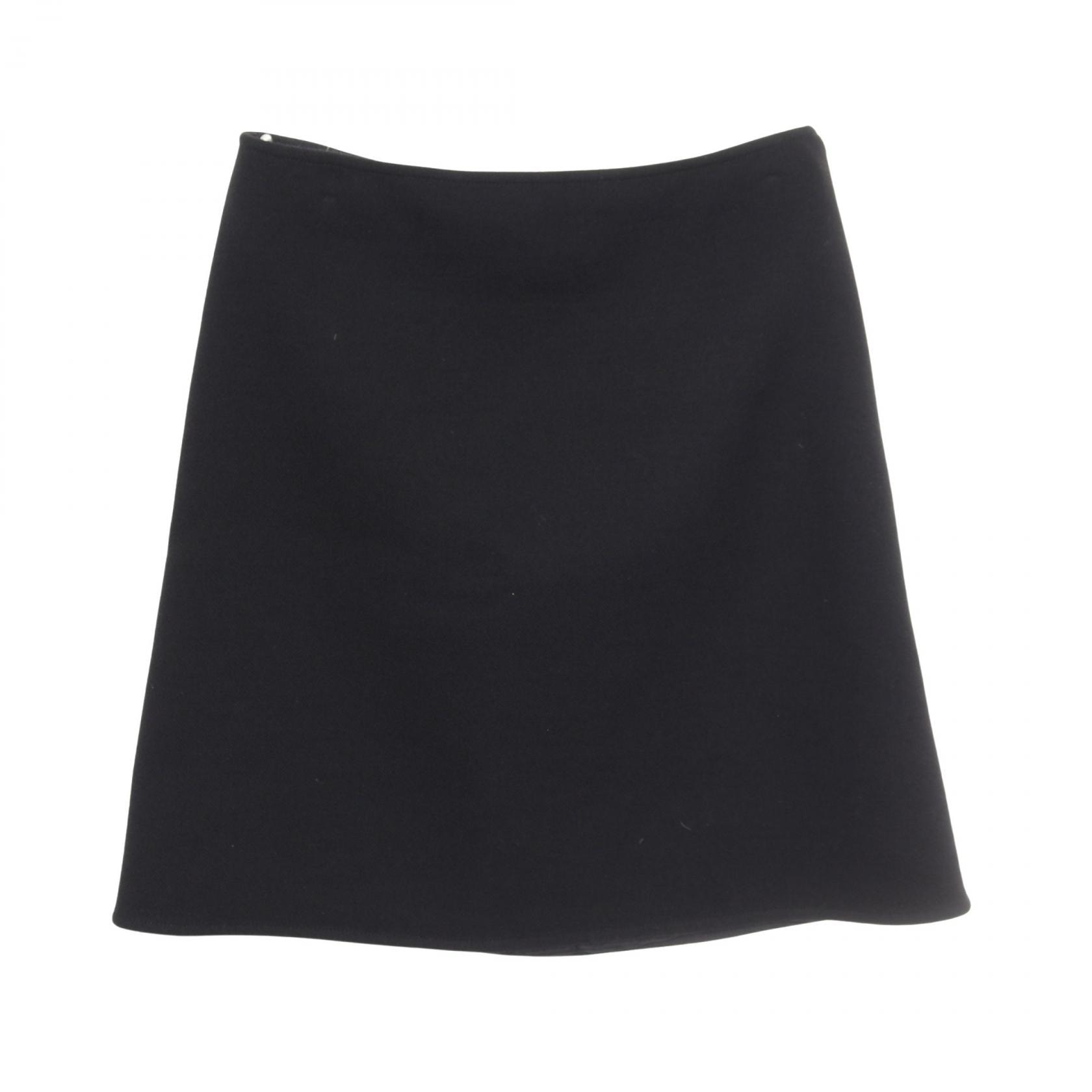 エルメス HERMES スカート 衣料品 ボトムス ウール レーヨン レディース ブラック系 【中古】