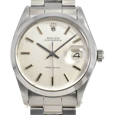 ロレックス ROLEX 6694 ヴィンテージ オイスターデイト プレシジョン Cal.1225 手巻き メンズ Q#145637