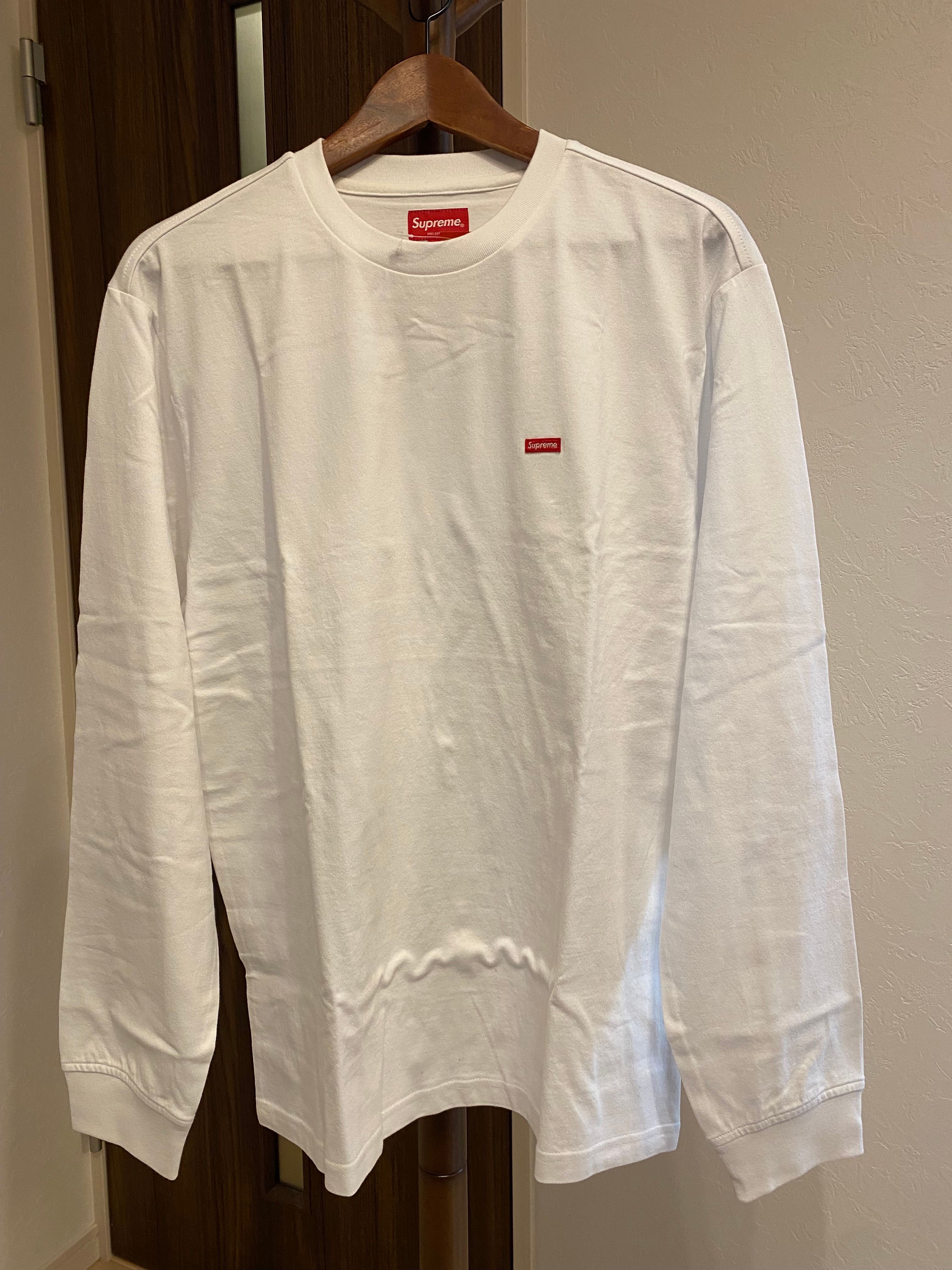 Supreme Small Box L/S Tee "White"(21FW)