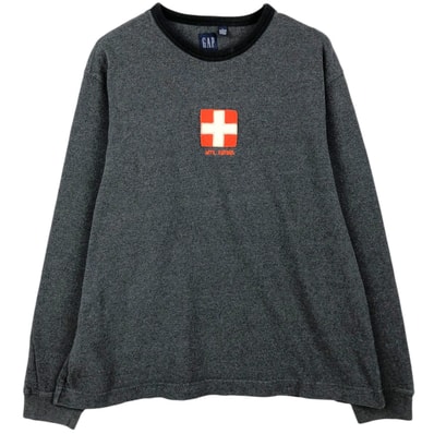 古着 90年代 ギャップ GAP オールドギャップ ロングTシャツ ロンT メンズL相当 ヴィンテージ/eaa638025