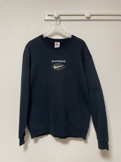 Supreme / Nike Jewel Crewneck "Black"