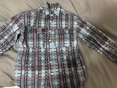 Cav Empt (C.E) CHECK PRINT DENIM SHIRT "Multi"