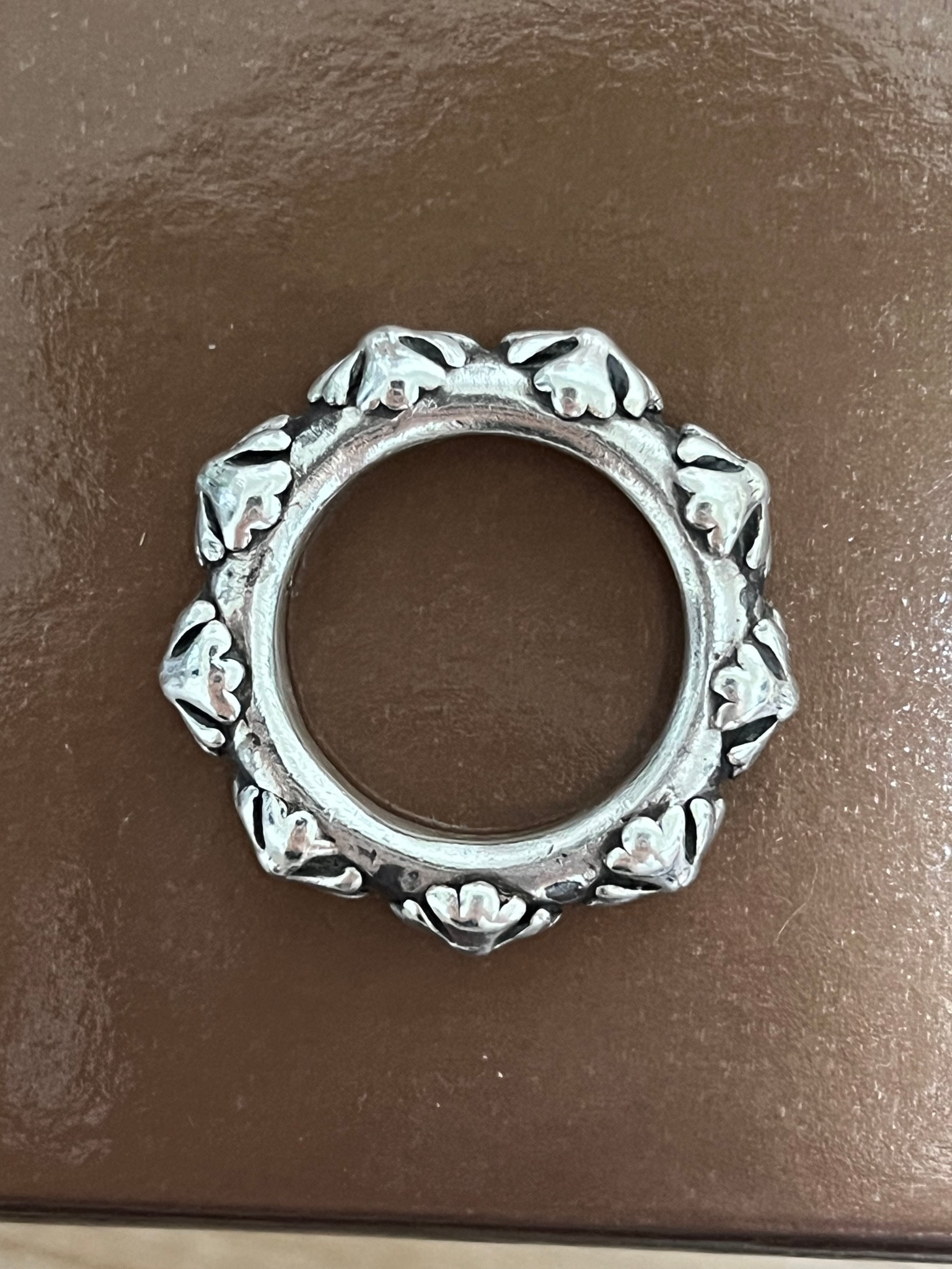 Chrome Hearts Cross Band Ring "Silver"
