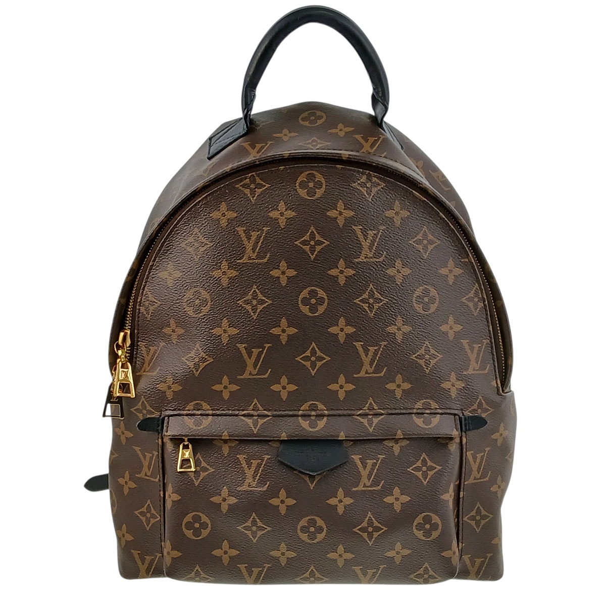 LOUIS VUITTON ルイ・ヴィトン パームスプリングス バックパック MM リュック・デイパック M44874 モノグラムマカサー ブラウン  レディース【中古】