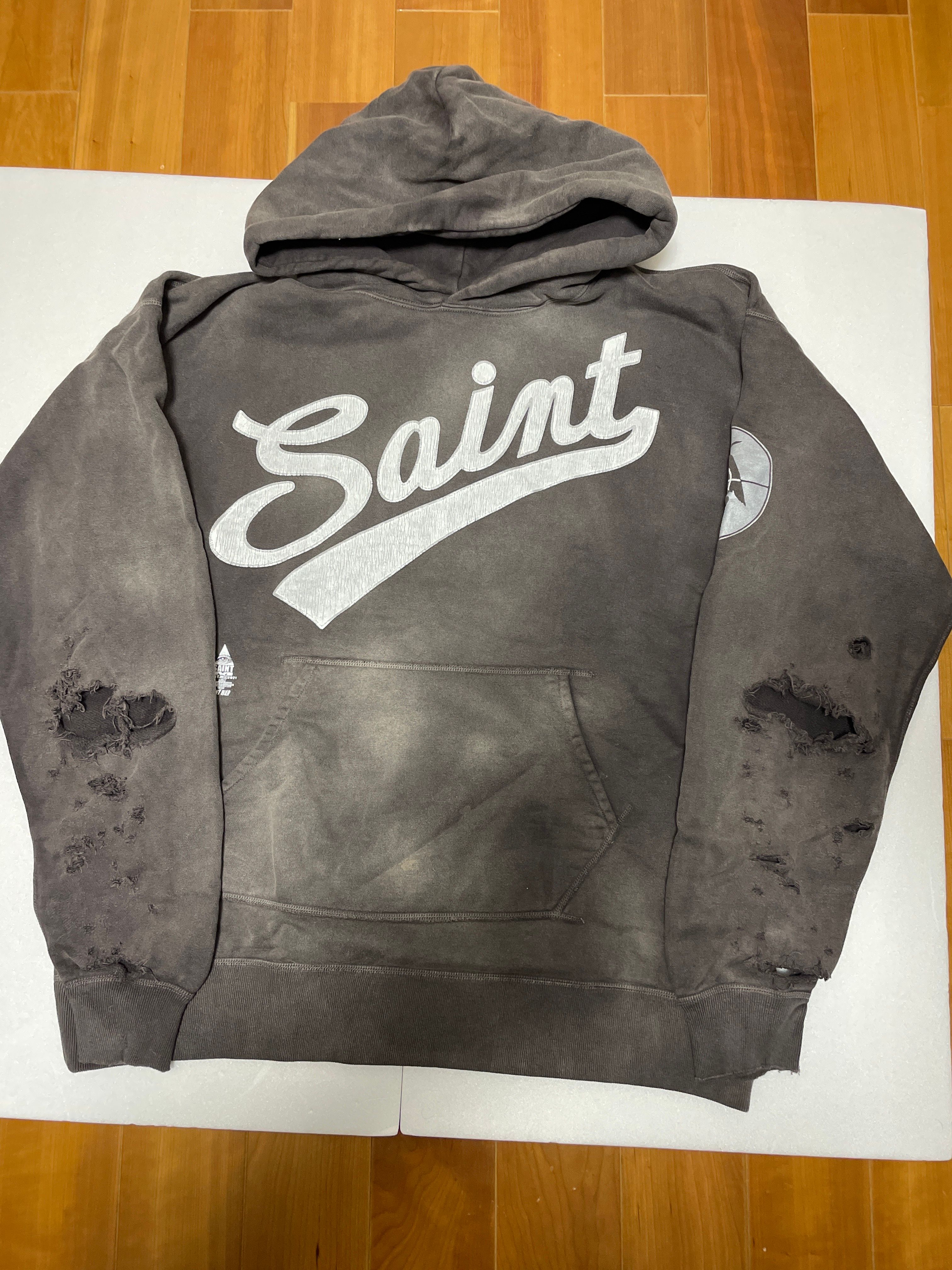 SAINT Mxxxxxx FOCUS HOODIE "Black"