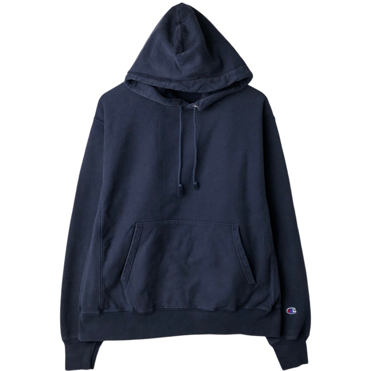 古着 チャンピオン Champion REVERSE WEAVE リバースウィーブ 無地 ブランクスウェットシャツ パーカー メンズL相当/eaa635421