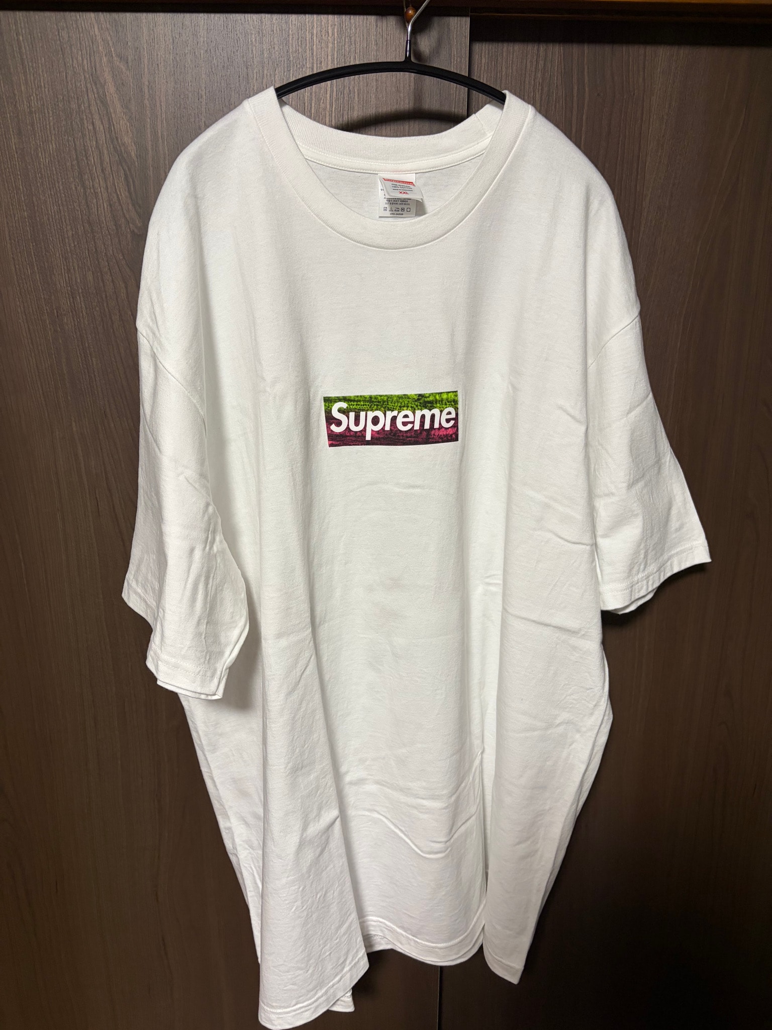 Supreme Los Angeles Fire Relief Box Logo Tee "White"