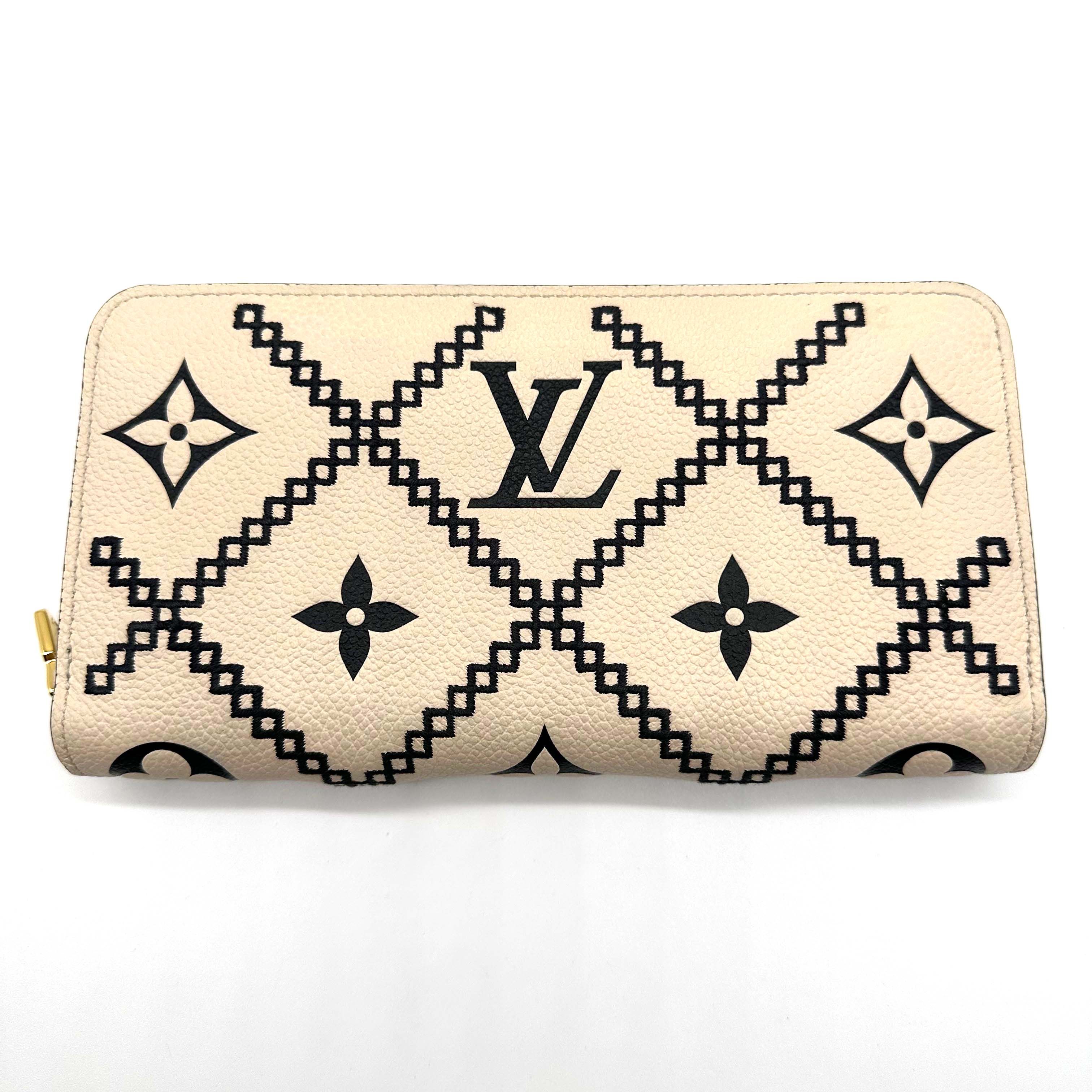 Louis Vuitton Zippy Wallet Monogram Empreinte "Beige"