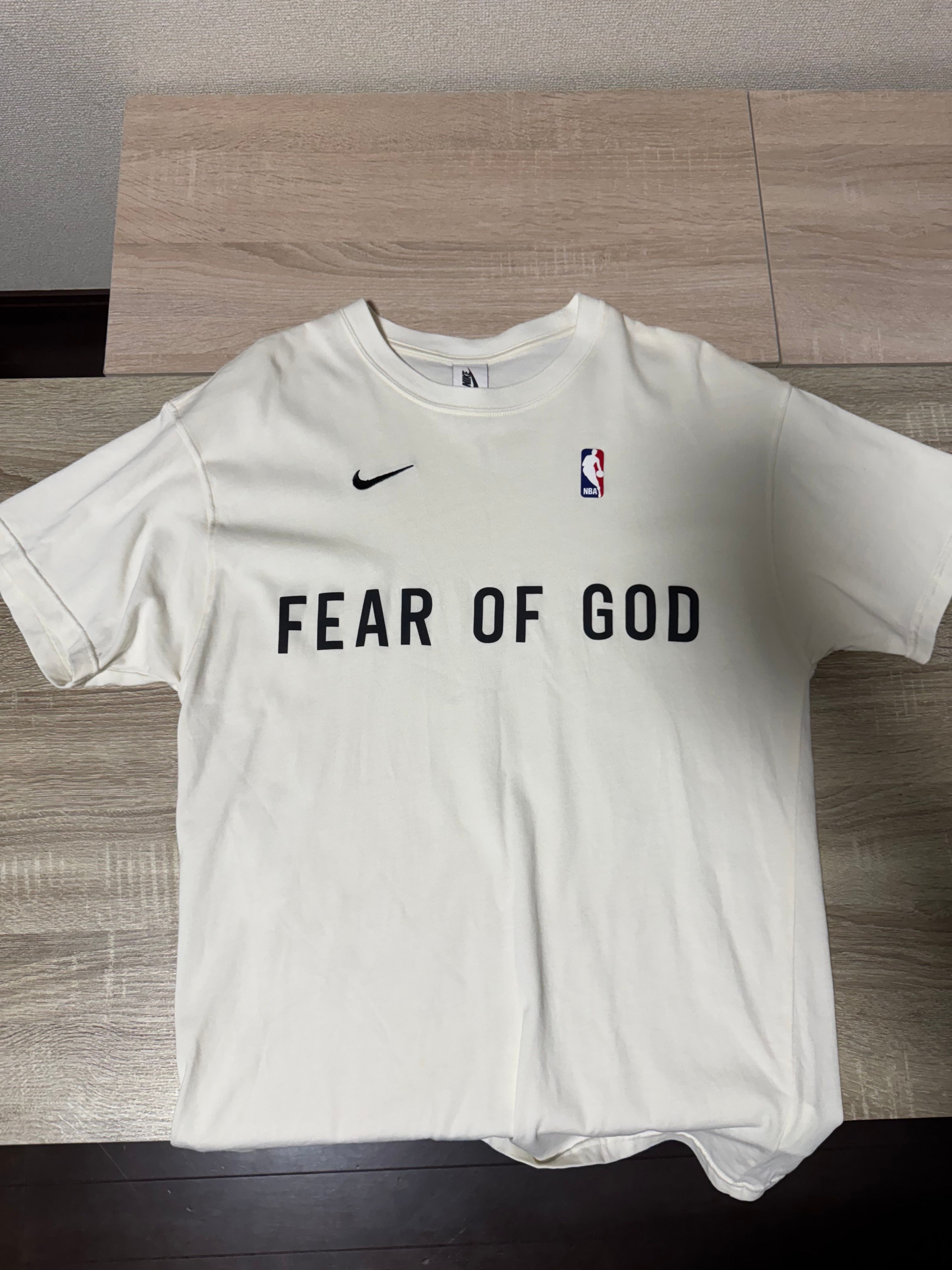 FEAR OF GOD / Nike Warm Up T-Shirt "Sail"