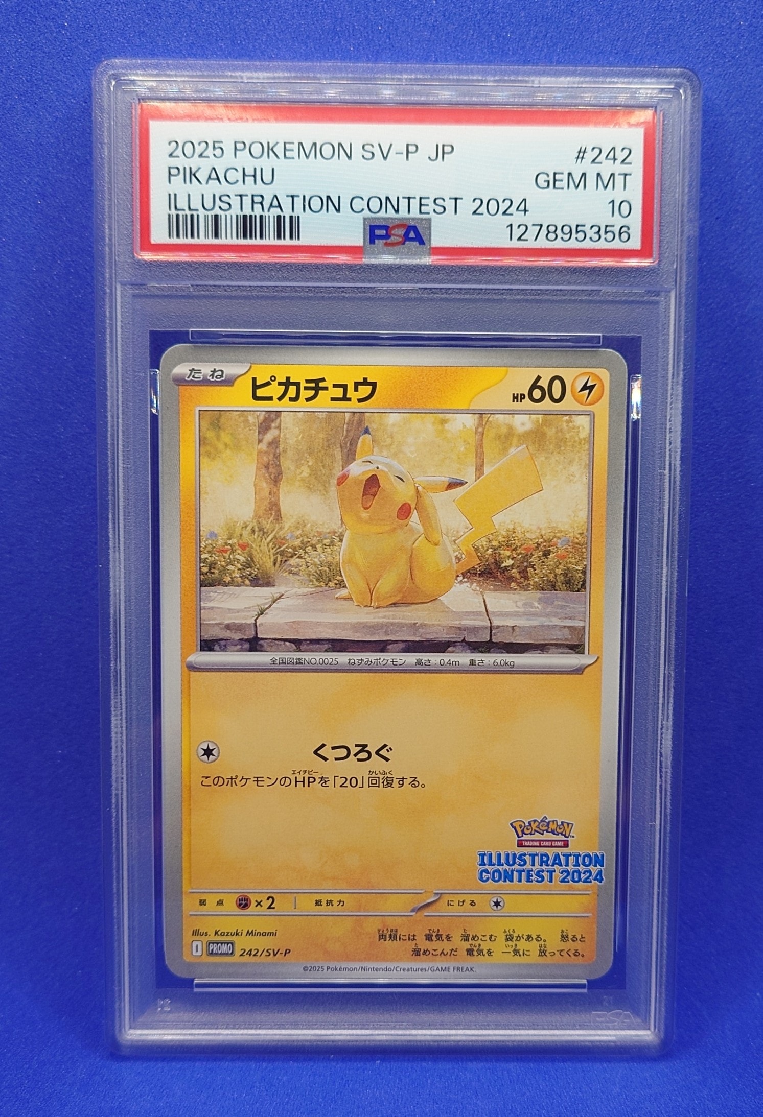 ピカチュウ [SV-P 242](プロモカードパック「イラストレーションコンテスト 2024 受賞作品プロモカード化記念キャンペーン」)