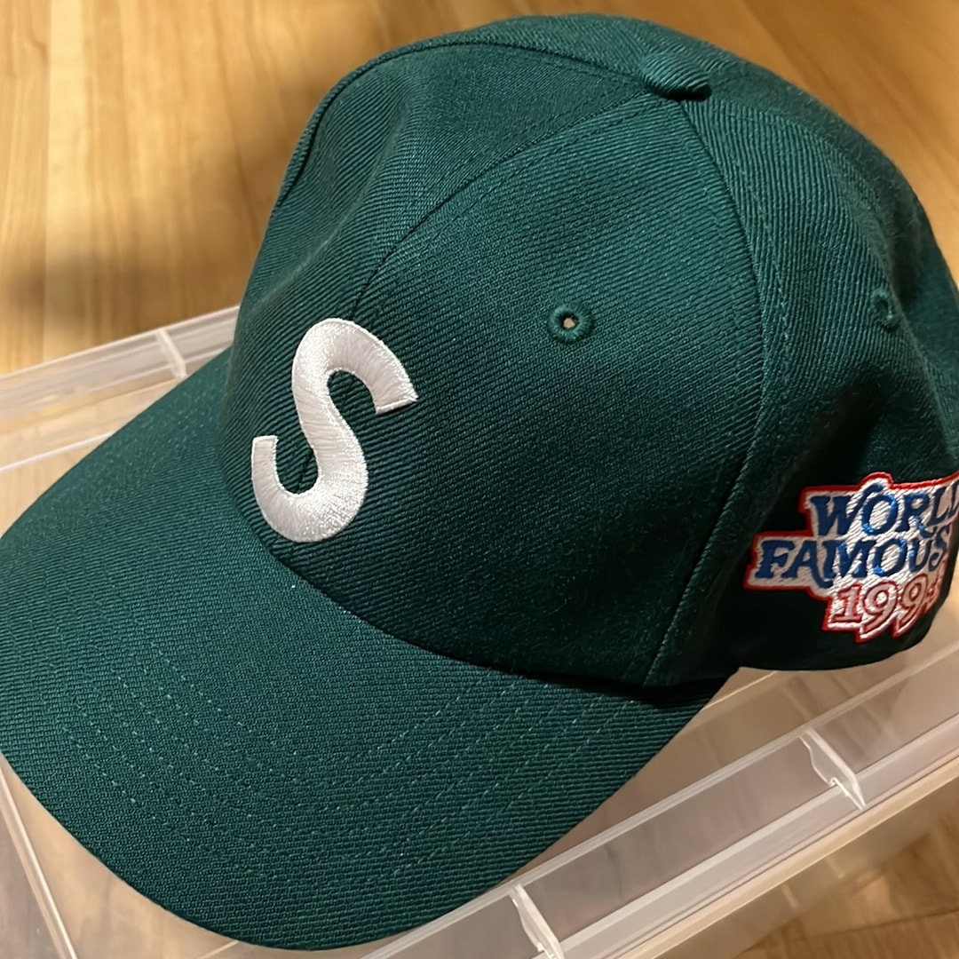 Supreme World Famous S Logo 6-Panel (26SS) "Dark Green"